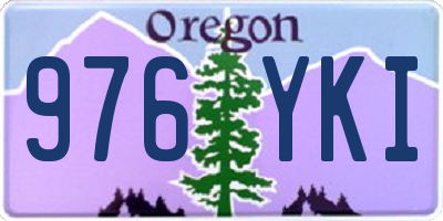 OR license plate 976YKI