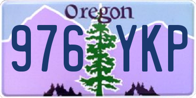 OR license plate 976YKP