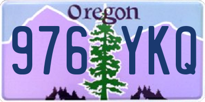 OR license plate 976YKQ