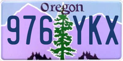 OR license plate 976YKX