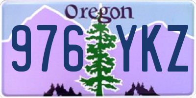 OR license plate 976YKZ