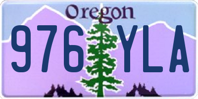 OR license plate 976YLA