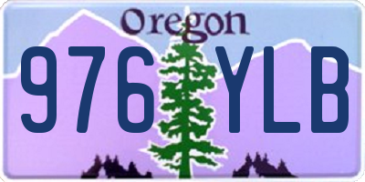 OR license plate 976YLB