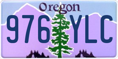 OR license plate 976YLC