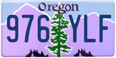 OR license plate 976YLF