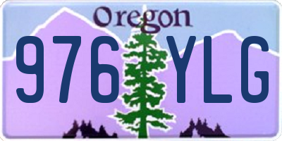 OR license plate 976YLG