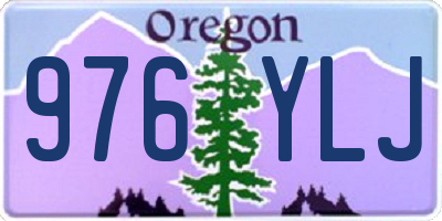 OR license plate 976YLJ