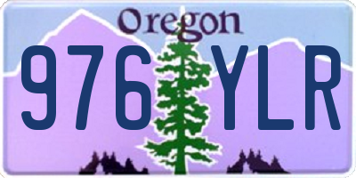 OR license plate 976YLR