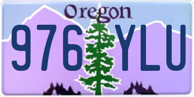 OR license plate 976YLU