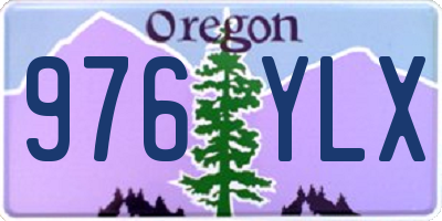 OR license plate 976YLX