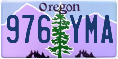 OR license plate 976YMA
