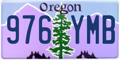 OR license plate 976YMB