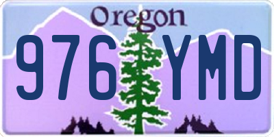 OR license plate 976YMD
