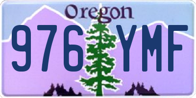 OR license plate 976YMF