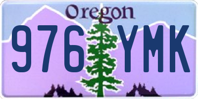 OR license plate 976YMK