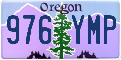 OR license plate 976YMP