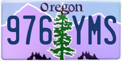 OR license plate 976YMS