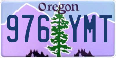 OR license plate 976YMT