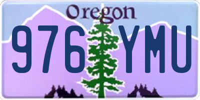 OR license plate 976YMU