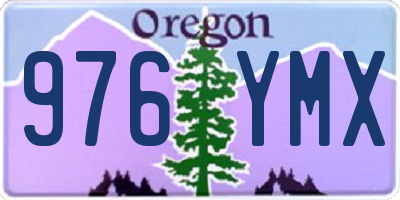 OR license plate 976YMX