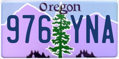 OR license plate 976YNA