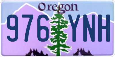 OR license plate 976YNH