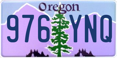 OR license plate 976YNQ