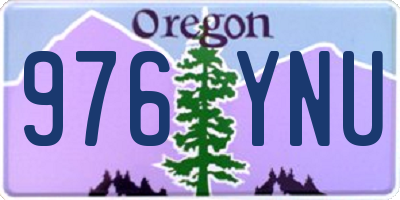 OR license plate 976YNU