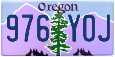 OR license plate 976YOJ