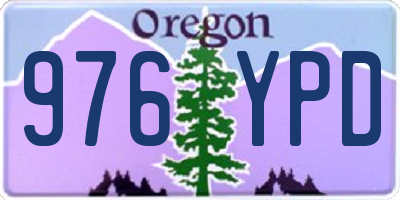 OR license plate 976YPD
