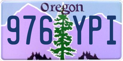OR license plate 976YPI
