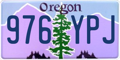 OR license plate 976YPJ