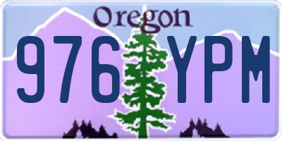 OR license plate 976YPM