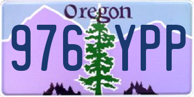 OR license plate 976YPP