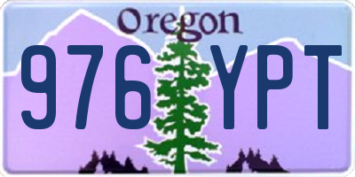 OR license plate 976YPT