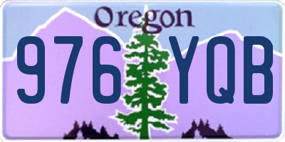 OR license plate 976YQB