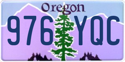 OR license plate 976YQC