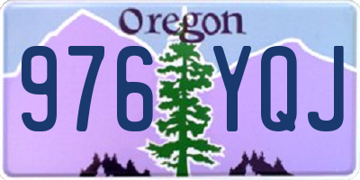 OR license plate 976YQJ