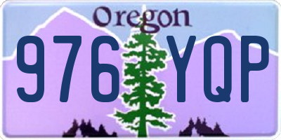 OR license plate 976YQP