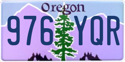 OR license plate 976YQR