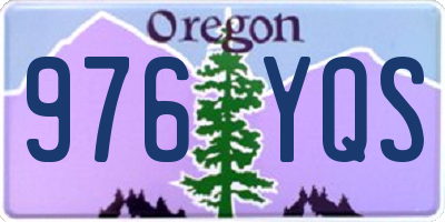 OR license plate 976YQS