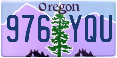 OR license plate 976YQU