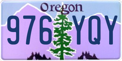 OR license plate 976YQY