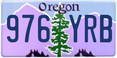 OR license plate 976YRB