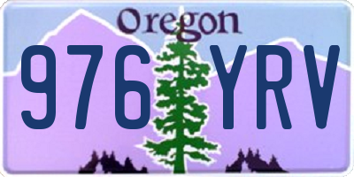 OR license plate 976YRV