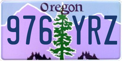 OR license plate 976YRZ