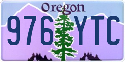 OR license plate 976YTC