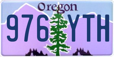 OR license plate 976YTH