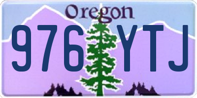 OR license plate 976YTJ