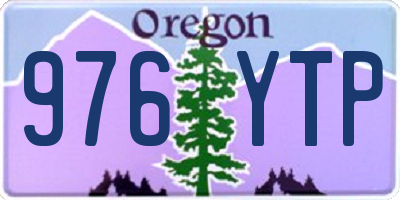 OR license plate 976YTP